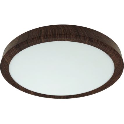 LED Stropní svítidlo LED/18W/230V 3000/4000/6500K pr. 23 cm hnědá